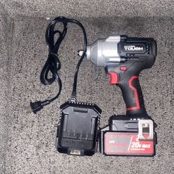 Hyper tough mid Torque Impact Wrench With Battery And Charger