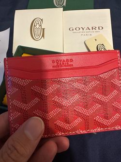 Red Goyard Cardholder