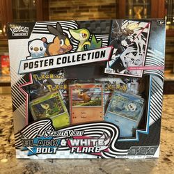 Pokémon Black Bolt White Flare Poster Collection 