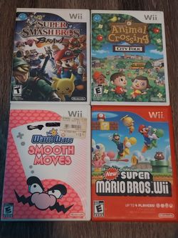 5 Nintendo Wii games $30 each