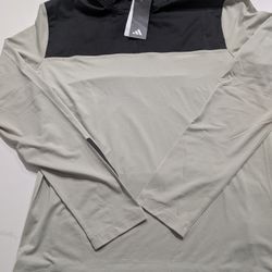 adidas The Gravel Cycling Long Sleeve Jersey Mens Size Large Gray IP2699 $150