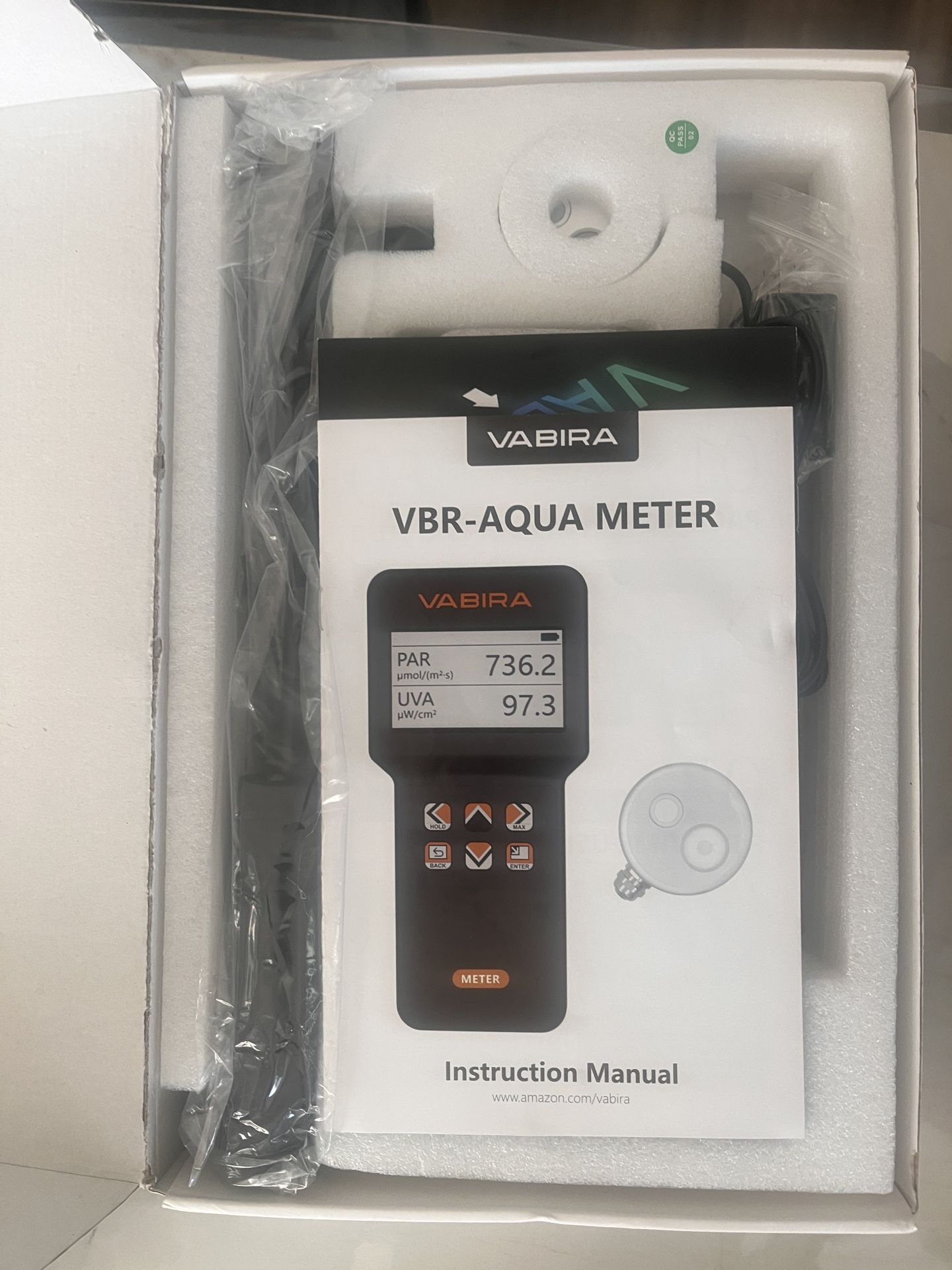 VABRIA VBR-AQUA PAR光レベル測定器 VABRIA VBR-AQUA PAR光レベル測定器 VABRIA VBR-AQUA PAR光レベル測定器