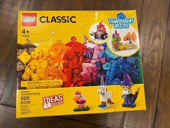 Lego Classic With Transparent Bricks