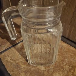 Vintage Glass Pitcher