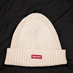 Supreme White Beanie (Medium/Large)