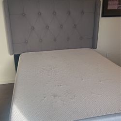 Full Size Memory Fosm Maytress And Queen Size Headboard 