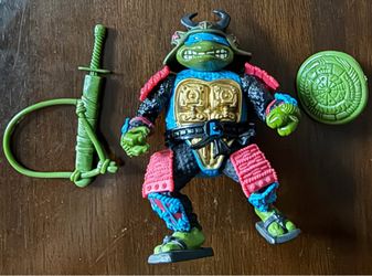 Vintage TMNT Leo The Sewer Samurai Complete Teenage Mutant Ninja Turtles 1990