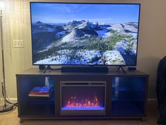 LED TV Stand with fireplace - TV NOT INCLUDED