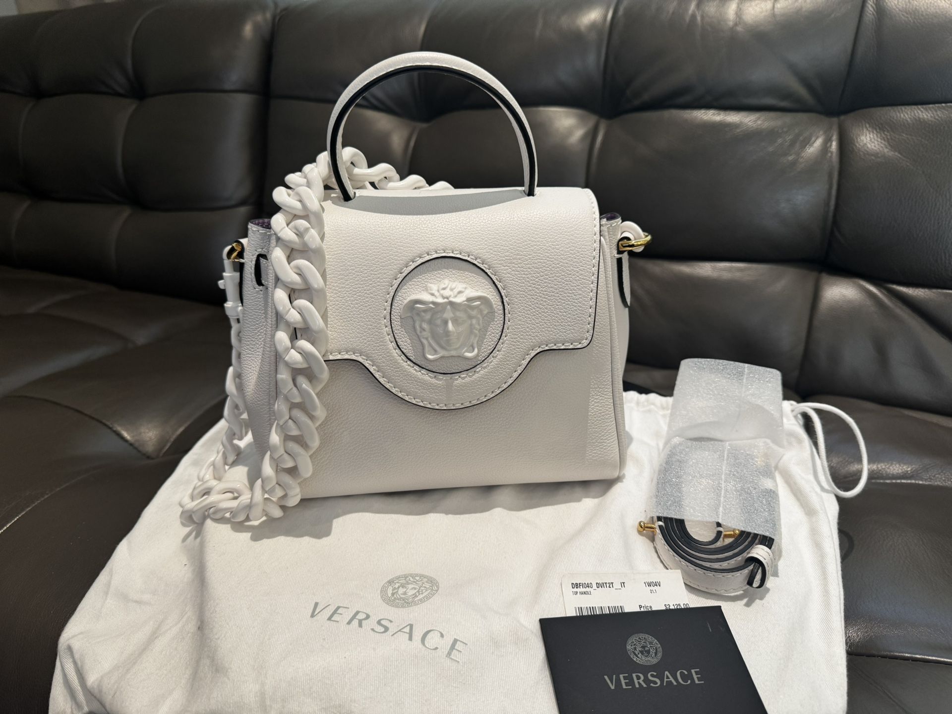 Versace Medusa Bag (white)