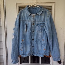 Vintage jean jacket men's size Medium 