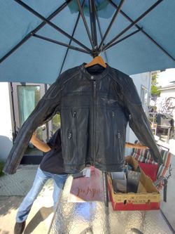 Harley-Davidson Black Leather Motorcycle Jacket
