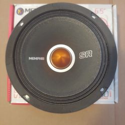 MEMPHIS 1 EACH 6.5" COMPONENT PRO HIGH EFFICIENCY MID RANGE 250 WATTS MAX POWER ( BRAND NEW PRICE IS LOWEST INSTALL NOT AVAILABLE )