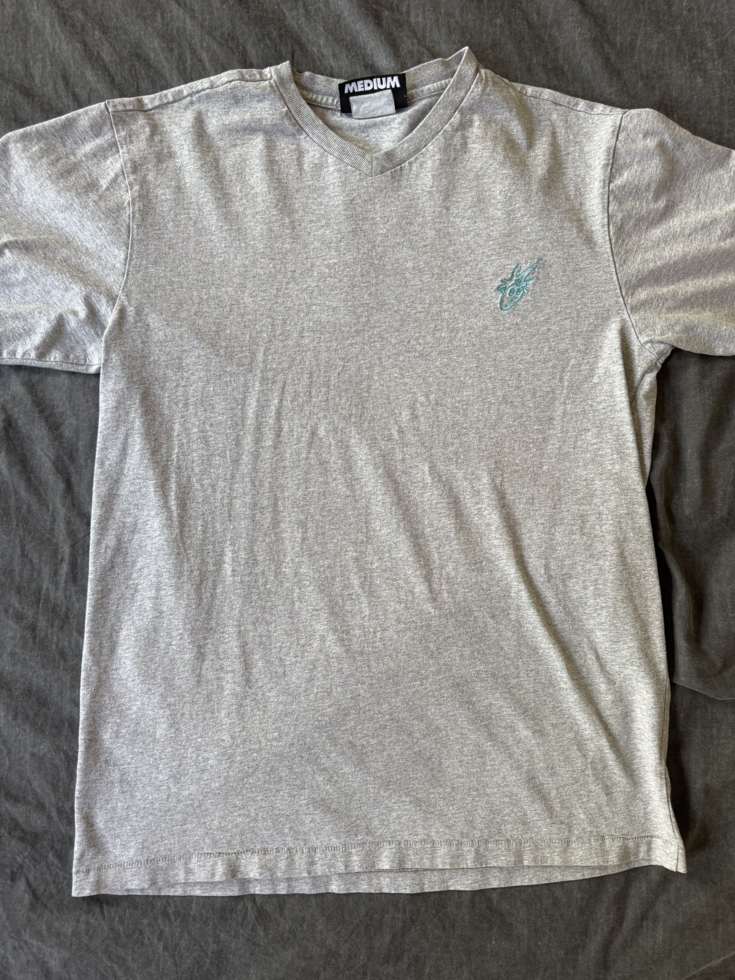 Vintage The Hundreds Grey V Neck T-shirt Sz Medium