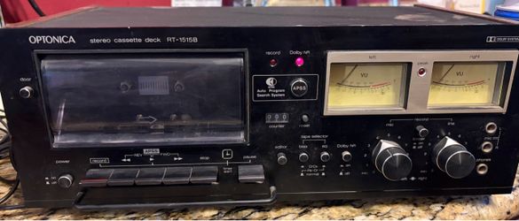 Vintage Hi-Fi Audio Components – Optonica (Sharp) Cassette Deck & Sansui AM/FM Tuner