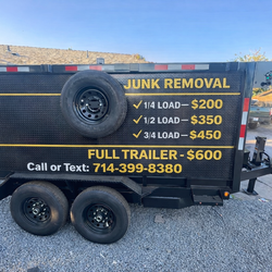 Hauling trailer dump