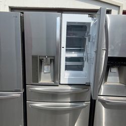 Lg French 5 door refrigerator stainless steel 
