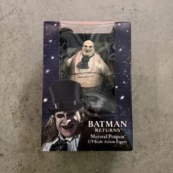 Batman Returns Mayoral Penguin Figure 1/4 Scale Action Figure Sealed