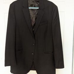 Brown Men's Suit Jacket 46L 40W 