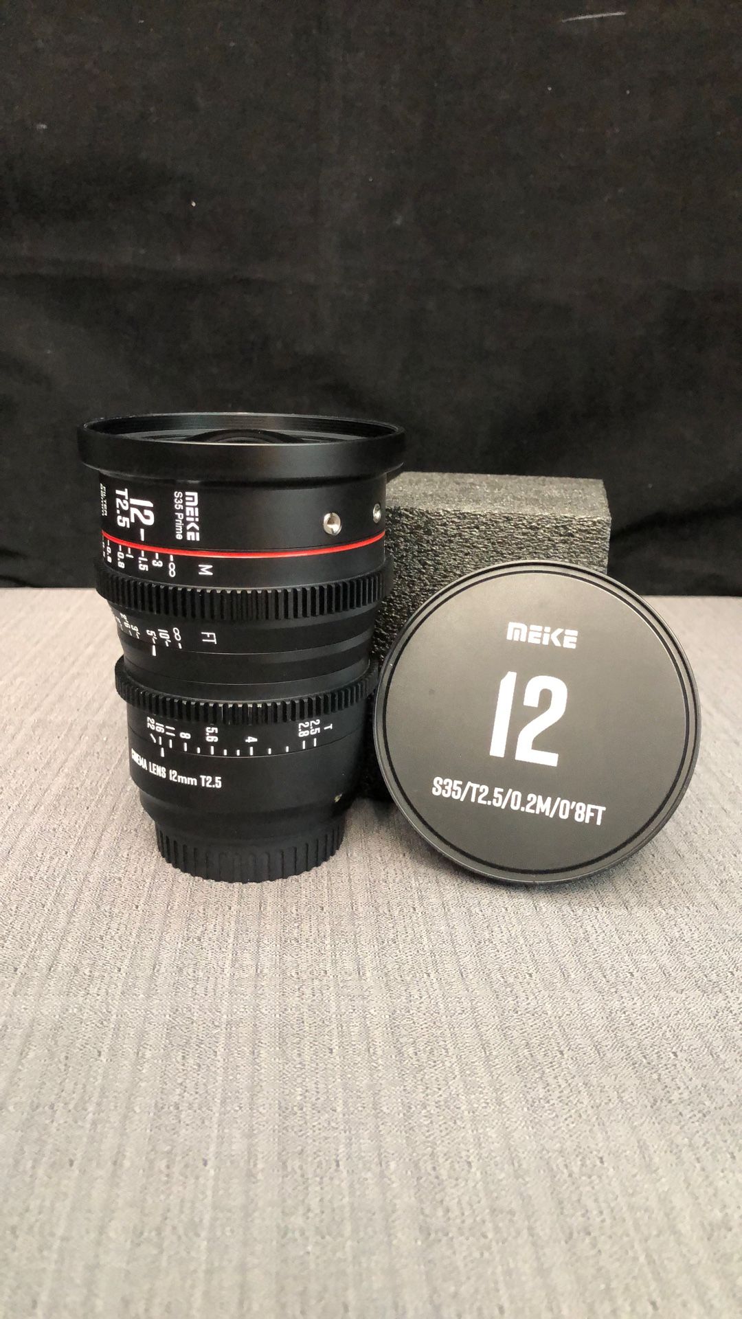 Meike 12mm T2.5 Super35 Prime Cine Lens (Canon EF)