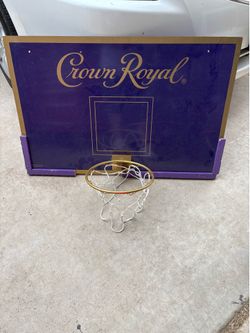 Crown Royal promo basketball hoop