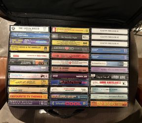Cassette Tape Collection Glenn Miller, Duke Ellington, Swing, Big Band + Case