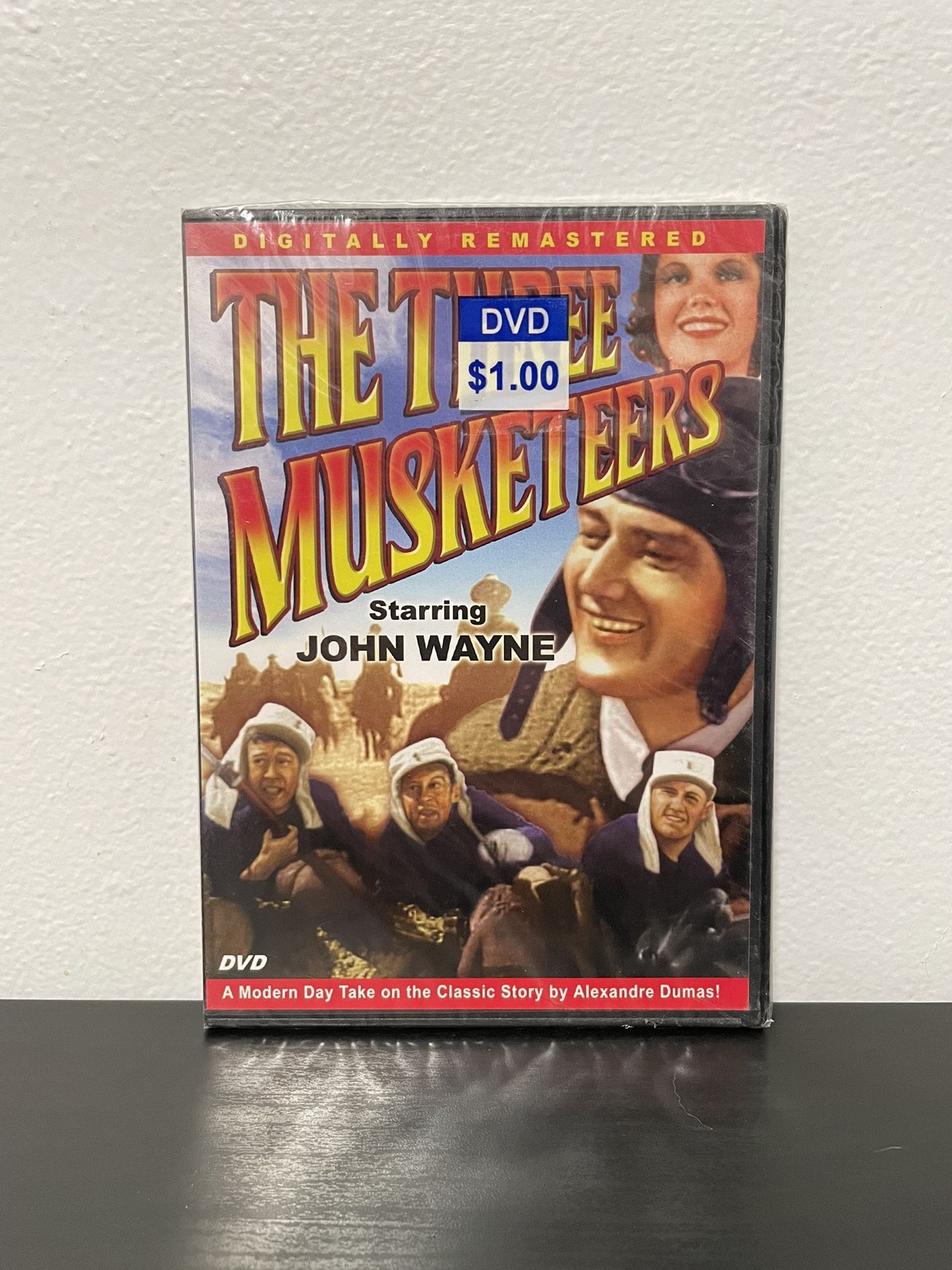 The Three Musketeers DVD Movie NEW SEALED John Wayne Remastered Lon Chaney 1933