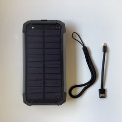 Solar Power Bank With Wireless Charging