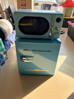 Small Fridge and Microwave
