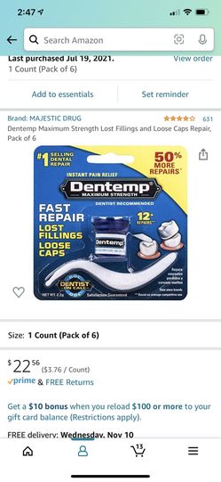 Dentemp : Loose Cap & Tooth Repair