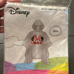 Disney Minnie Adult Poncho, One Size Fits All