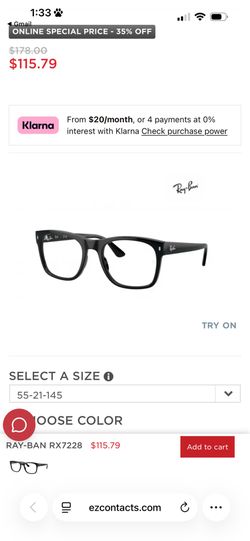 Ray-Ban Glasses Frames