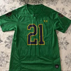 Under Armour Notre Dame #21 Football Jersey