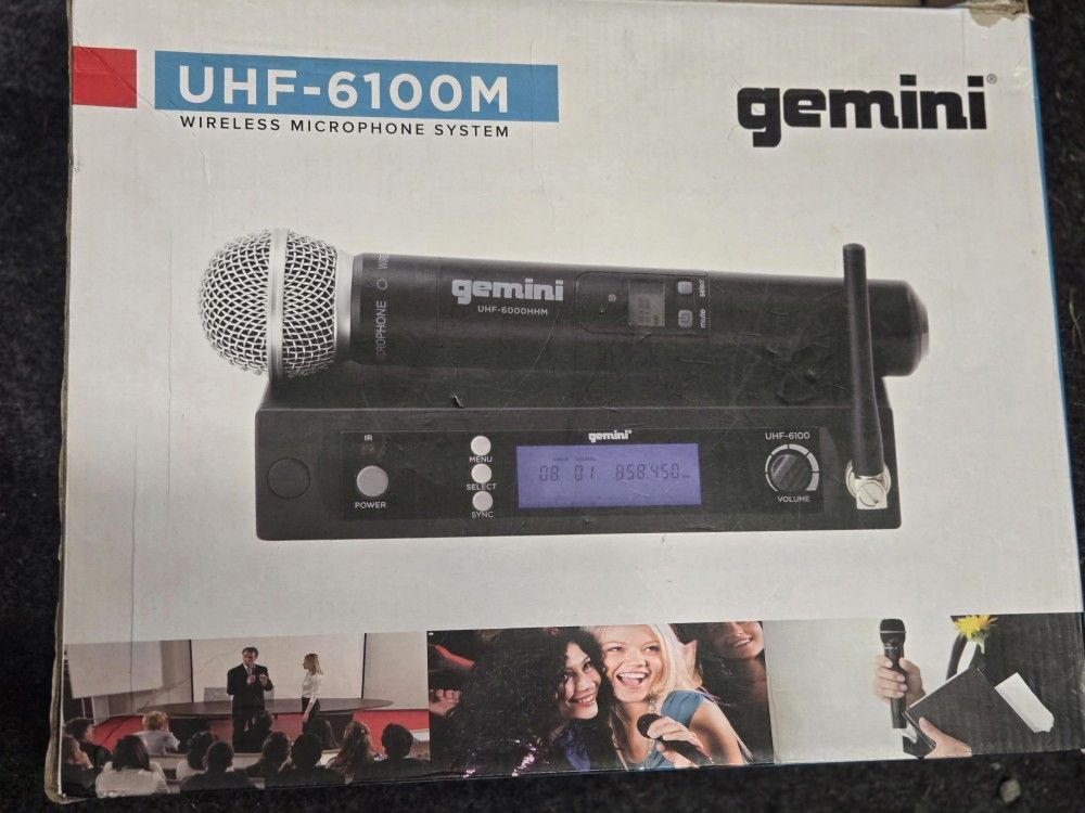 GEMINI UHF 6100M WIRELESS MIC