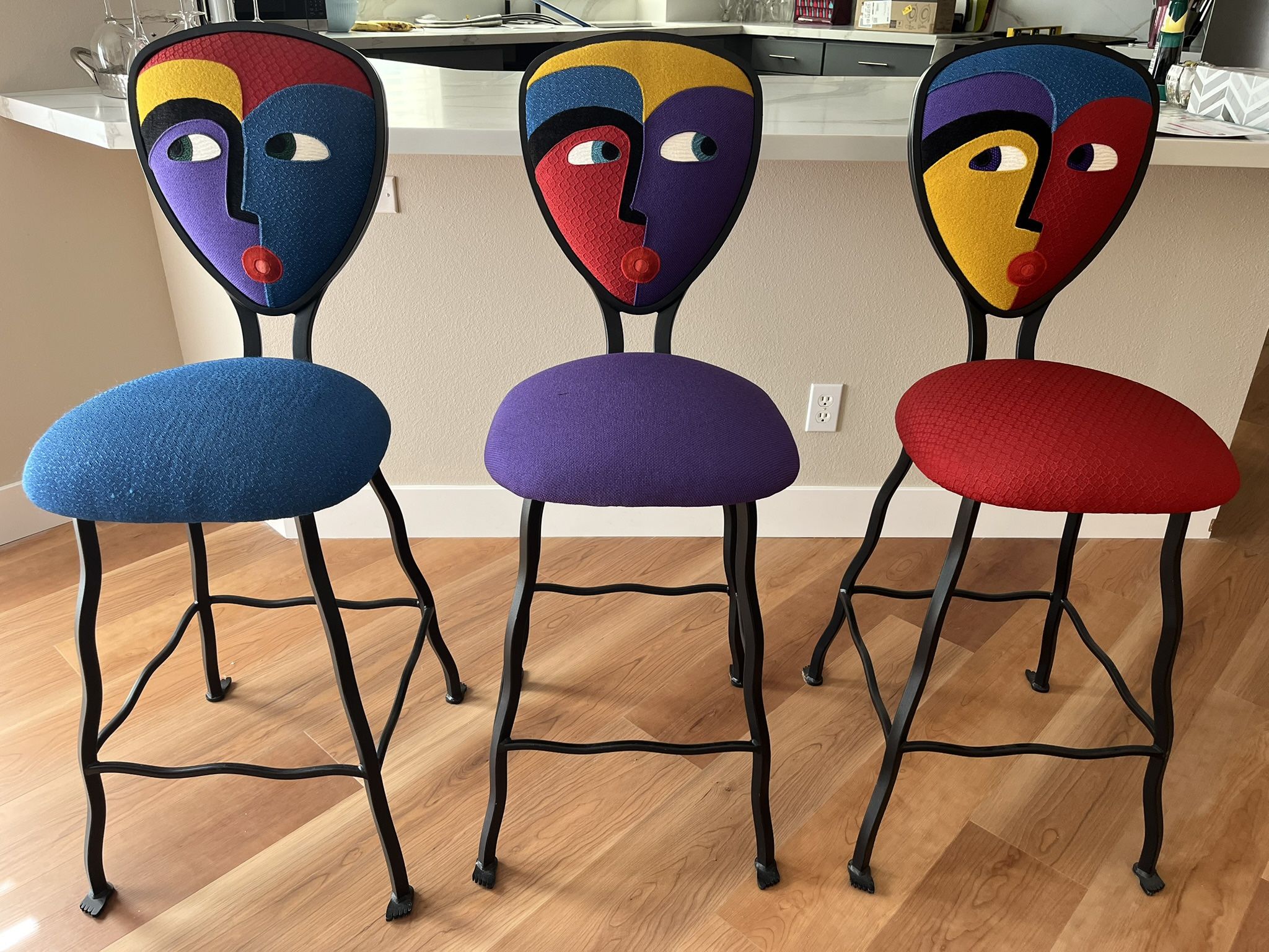 Unique 3 Bar Stools