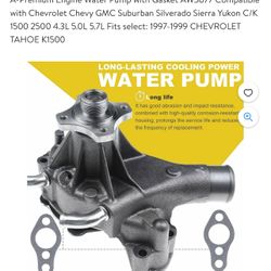 Water Pump Chevrolet GMC YUKON TAHOE 
