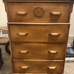 Mid Century Modern Dresser, Vanity & Bench