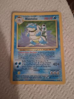 Blastoise vintage holo