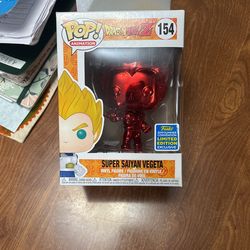 Dragon Ball Z Super Saiyan Vegeta Limited edition Funko Pop
