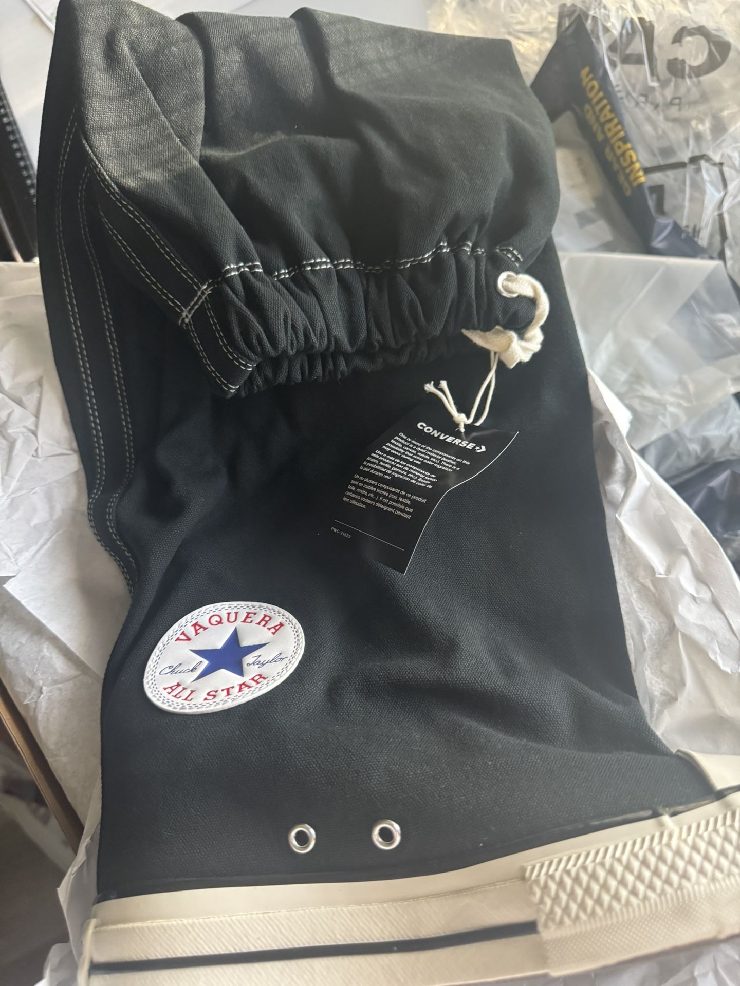 Converse Vaquera Black Size 6