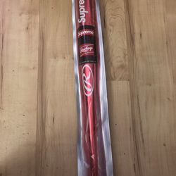 Supreme Rawlings Chrome Maple Wood Baseball Bat Red 