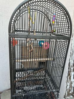Parrot cage all iron  heavy duty