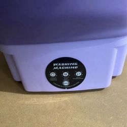 Foldable Washing Machine 8L Portable Mini Washer Semi-automatic Freestanding Washing Machine Pure Co