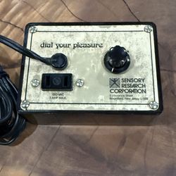 Vintage “Dial Your Pleasure” Variable Power Controller • Retro Dimmer Switch
