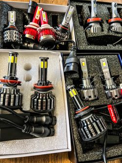 Led Headlight Bulbs Luces for headlight foglight interior