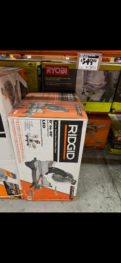 RIDGID SAW: 12 in. Dual Bevel Miter Saw