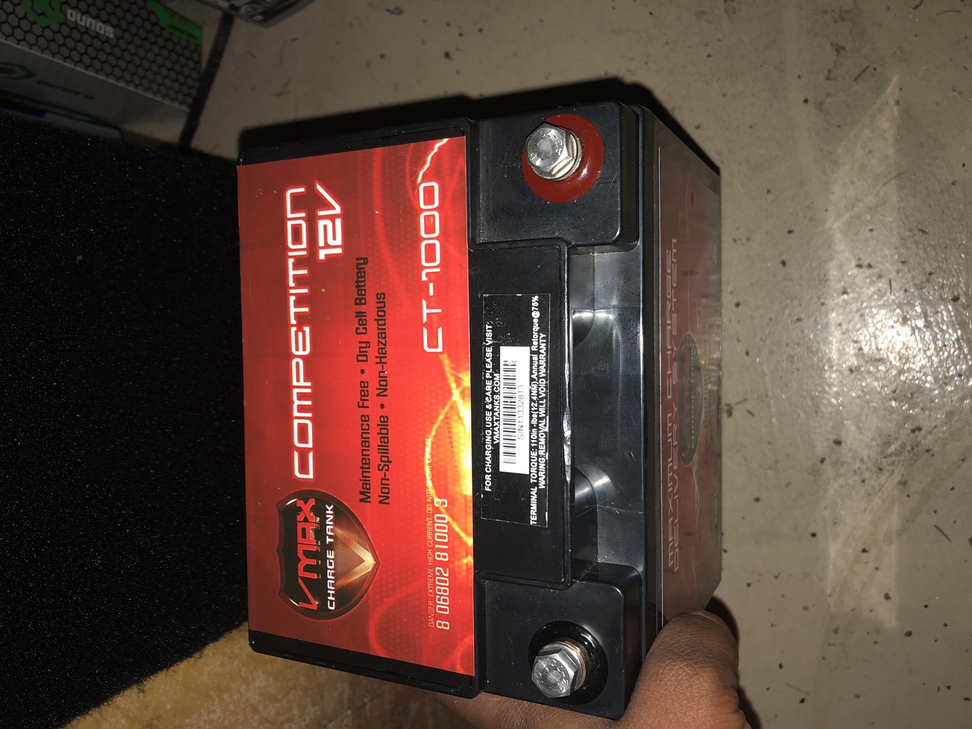Car audio battery !