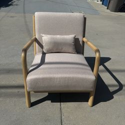Two Brand New Beige Accent Chairs