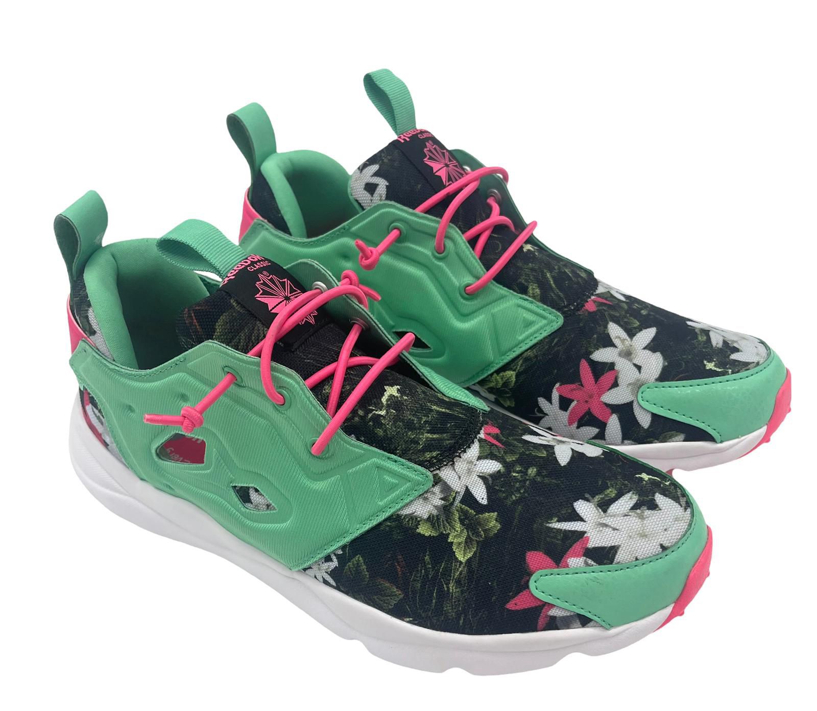 Reebok Graphic FLoral And Pink Woman's Shoes US Size 7 for in Henderson, - OfferUp
