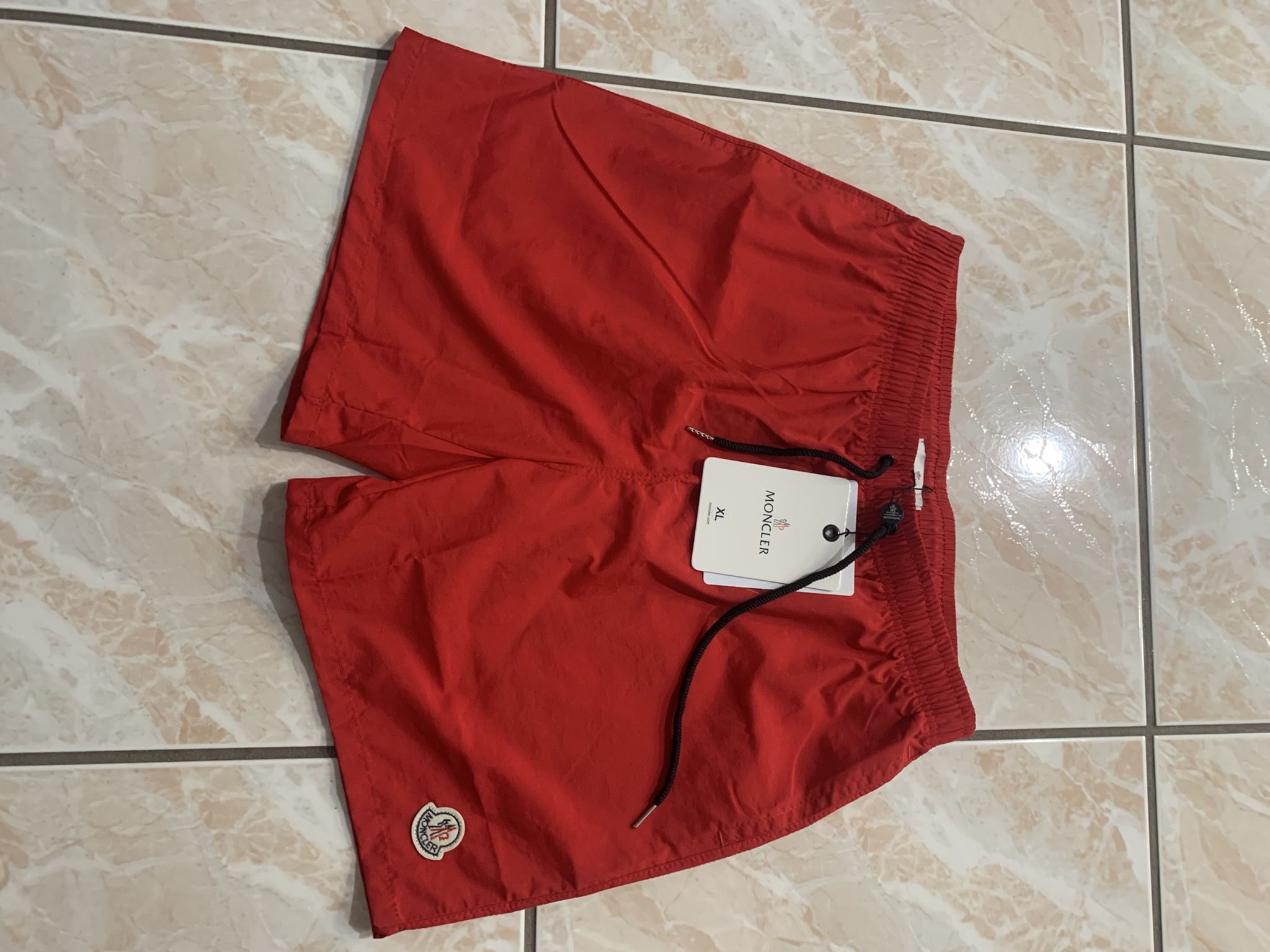 Red Moncler Shorts Size: M