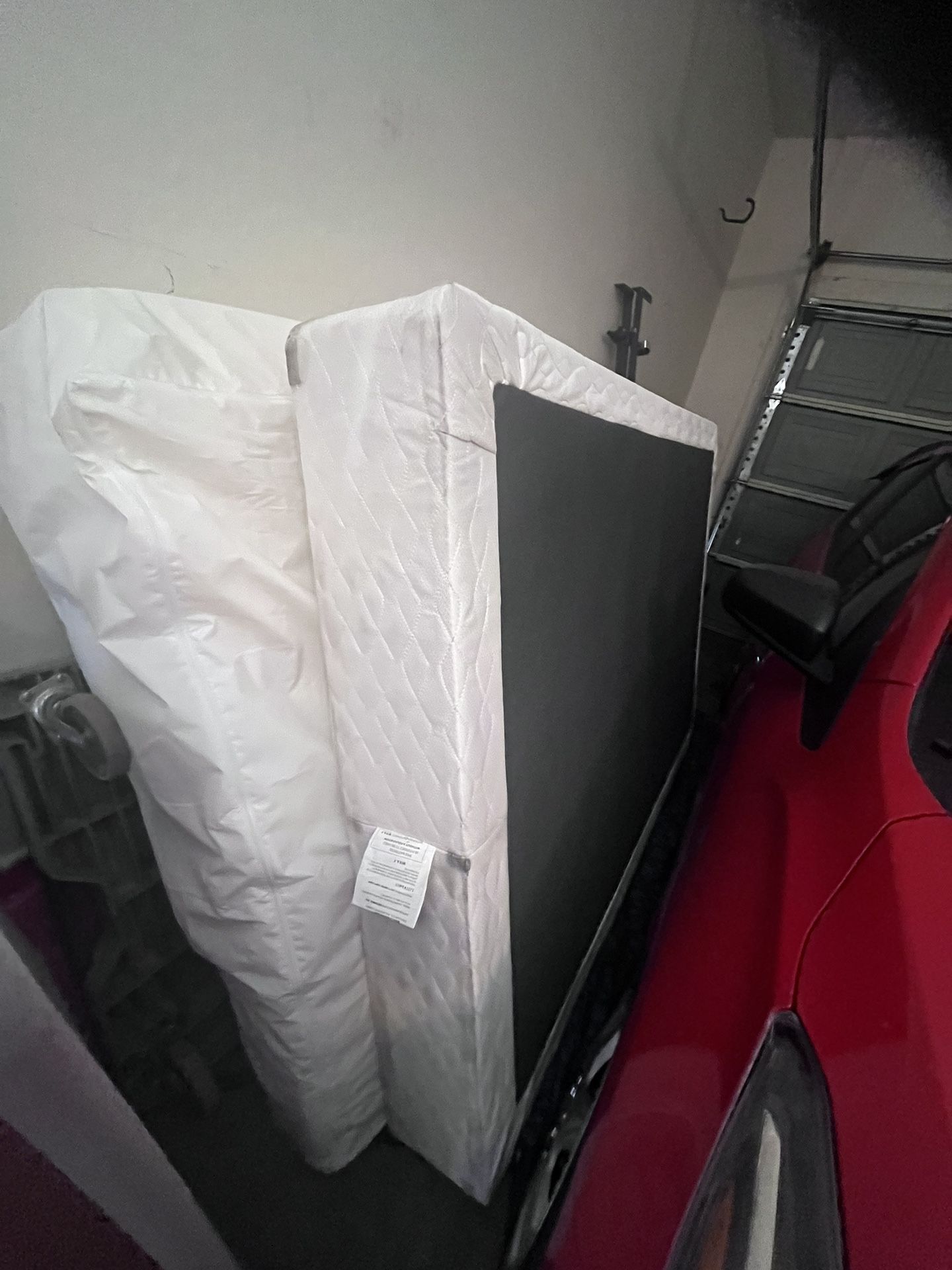 Full Size Memory Foam Mattress & Boxspring With Frame